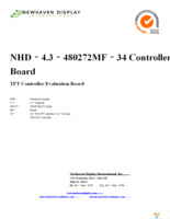 NHD-4.3-480272MF-34 CONTROLLER BOARD Page 1